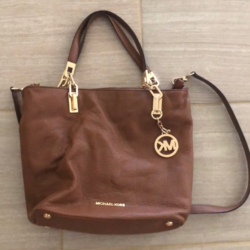 Michael Kors Brown Leather Handbag